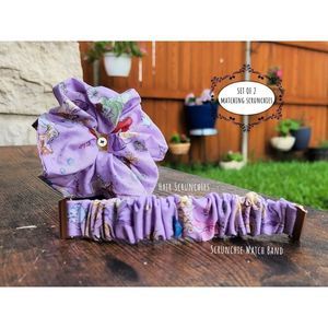 Set Disney Princess Scrunchies Band for Fitbit Sense Versa 3 2 Lite Apple Watch